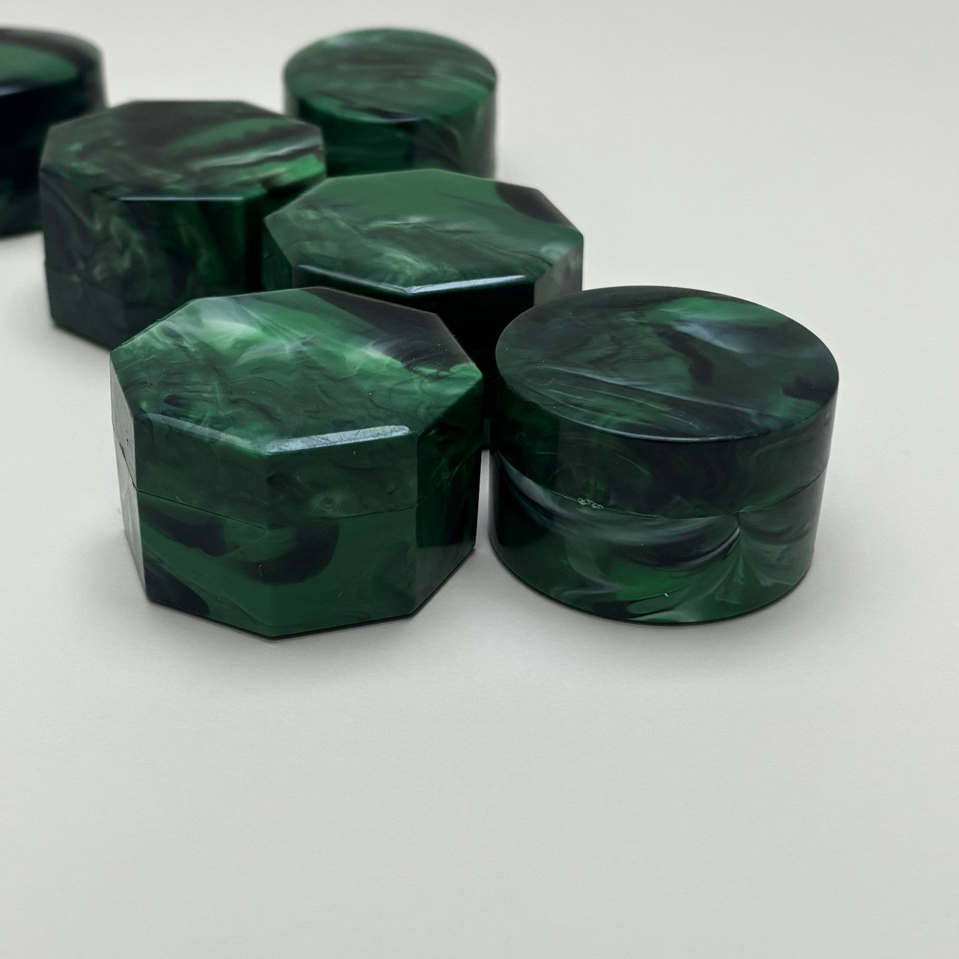 5 Small Green Boxes