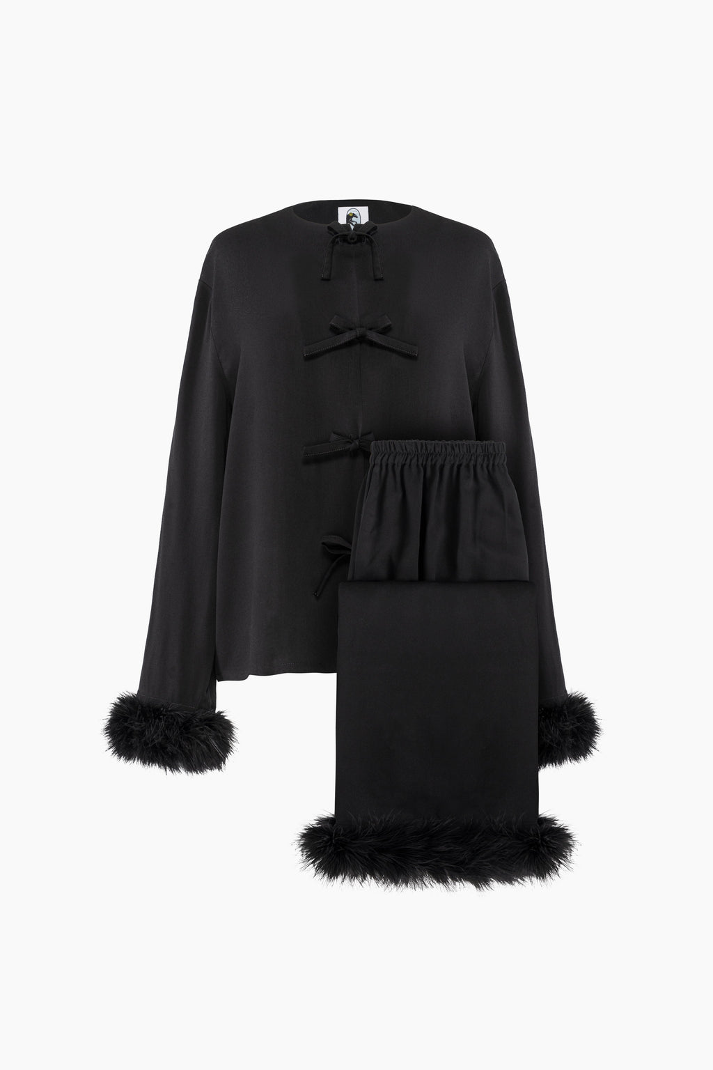 Capricorn Feathers Set - Black