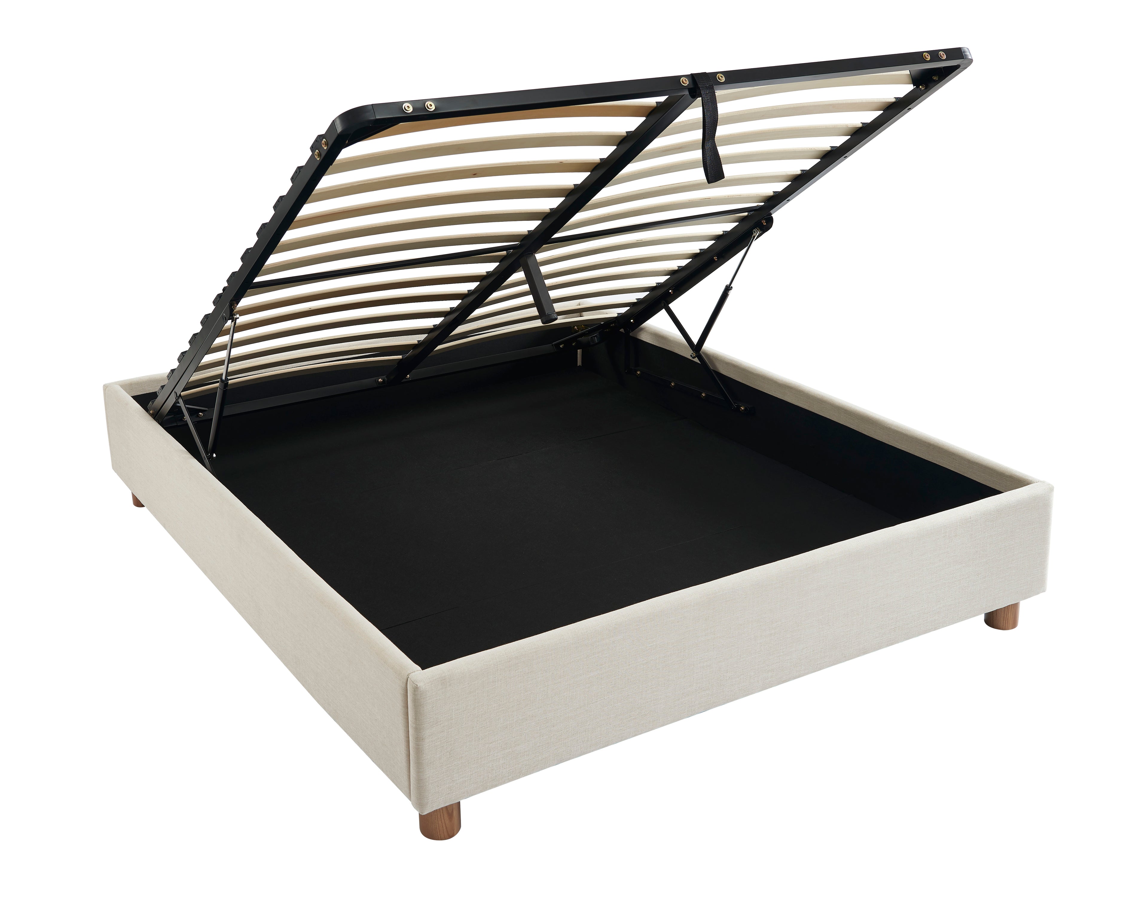 Korall - Cama - Tela - Beige Lino