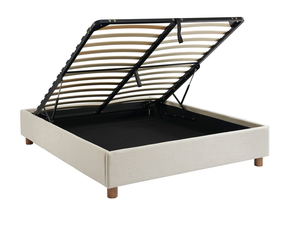 Korall - Cama - Tela - Beige Lino