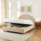 Taijo - Bed - Velvet - Sand Beige