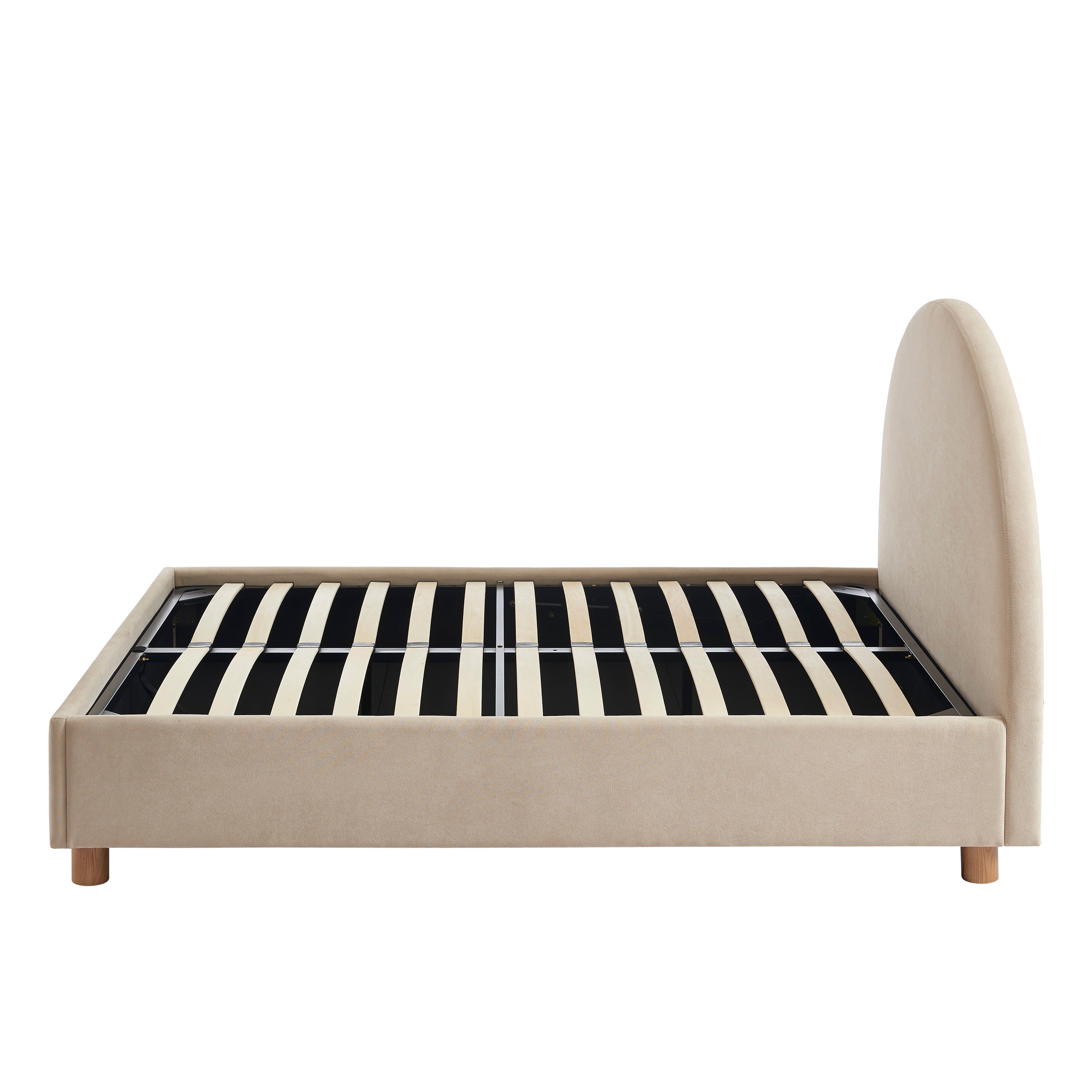 Taijo - Bed - Velvet - Sand Beige