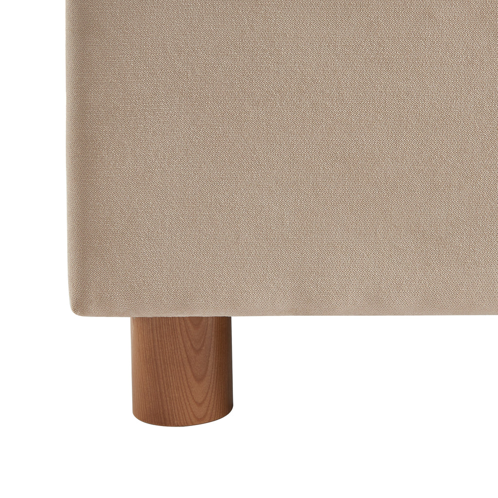 Taijo - Bed - Velvet - Sand Beige