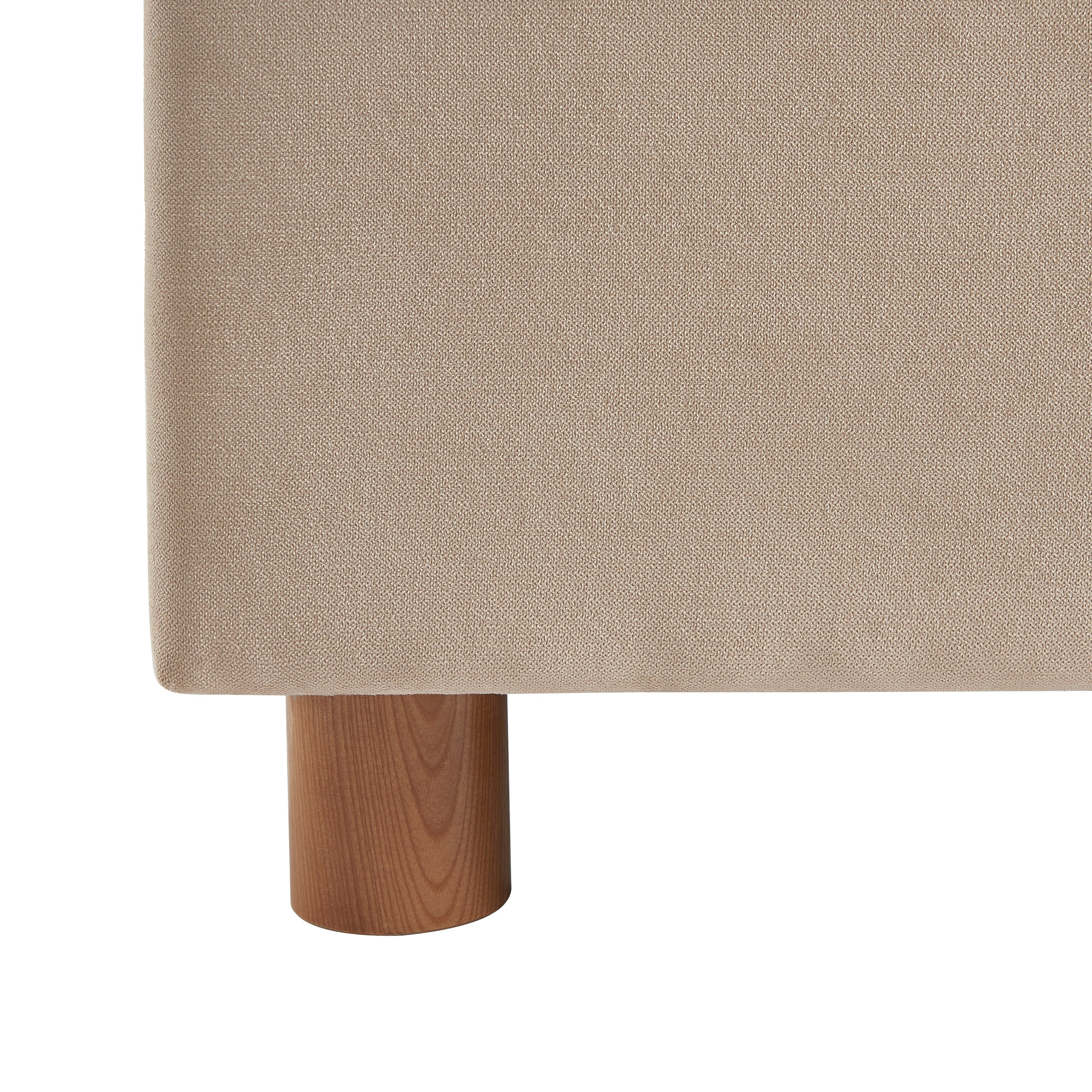 Taijo - Bed - Velvet - Sand Beige