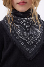 Bandana pequeño Angy - Negro blanco - Niño