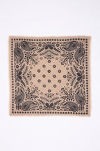 BANDANA/SMALL ANGY/BODY ECOLAND PRINT BLACK-K-54*54CM
