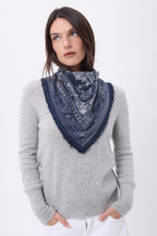 Petit Bandana Apollon - Bleu Marine - Femme