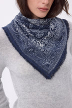 Petit Bandana Apollon - Bleu Marine - Femme