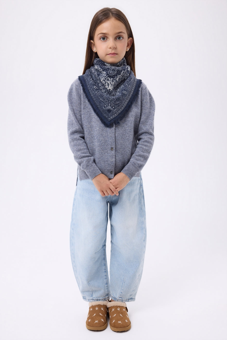 Small Apollon Bandana - Navy Blue - Kids