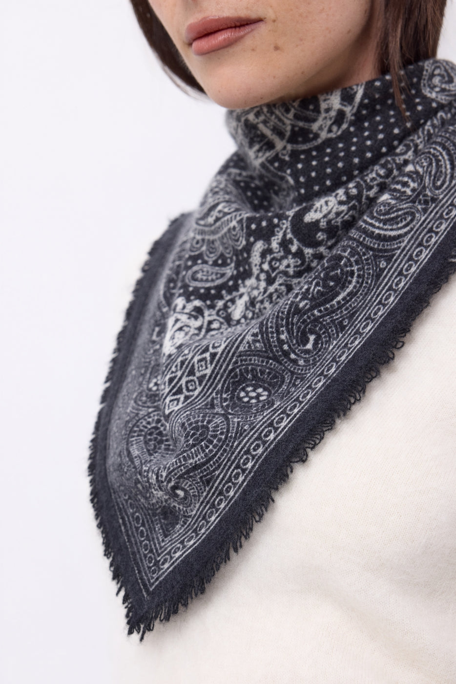 Petit Bandana Apollon - Noir - Femme