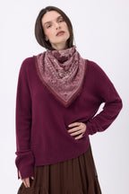 Bandana pequeño Apollon - Burdeos - Mujer
