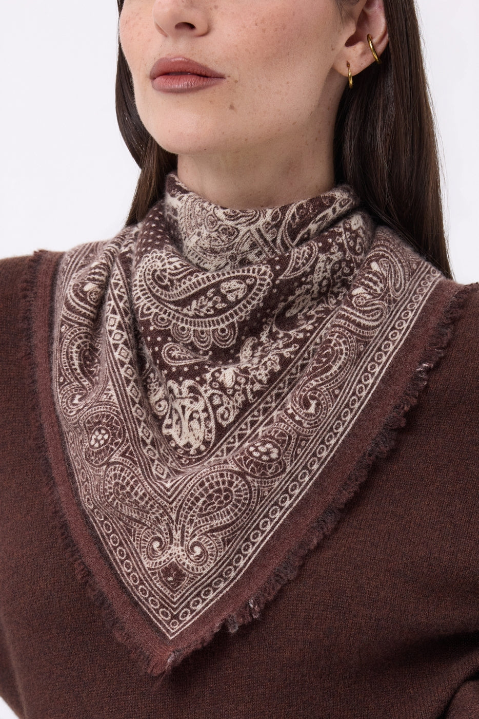 Petit Bandana Apollon - Marron - Femme