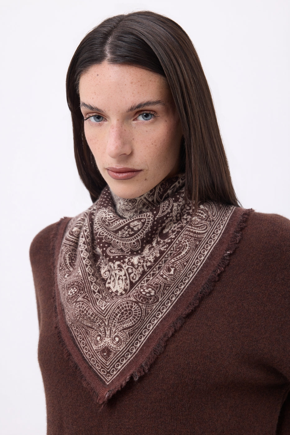 Petit Bandana Apollon - Marron - Femme