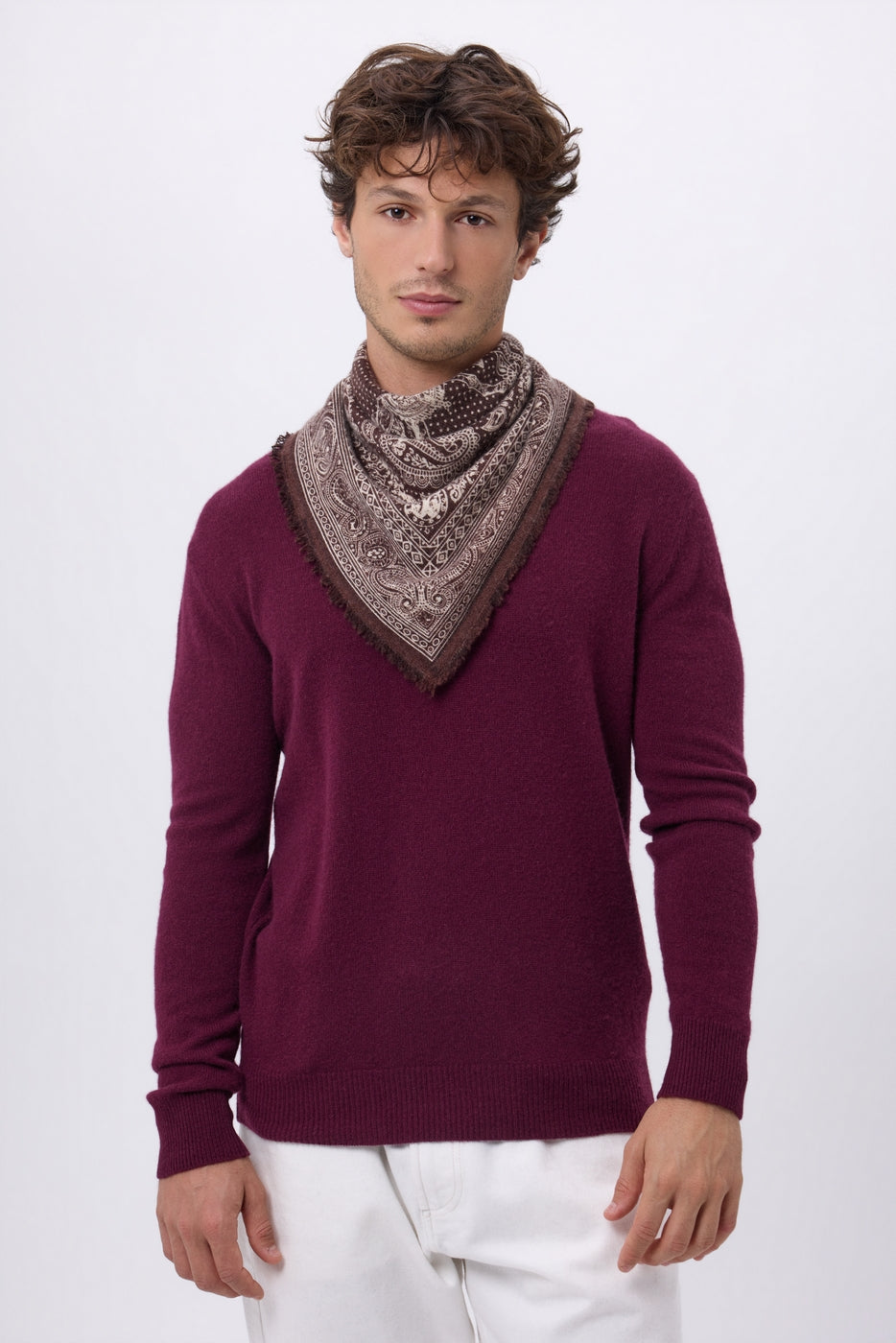 Petit Bandana Apollon - Marron - Homme