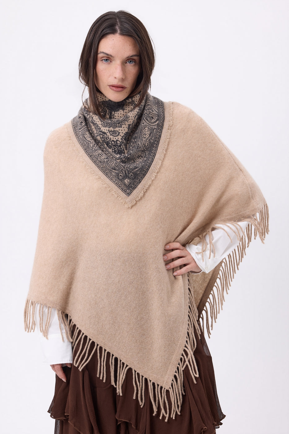 Bandana pequeño Apollon - Beige crema - Mujer