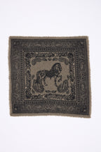 Piccolo bandana Apollon - Cachi mélange - Uomo - 100% cashmere