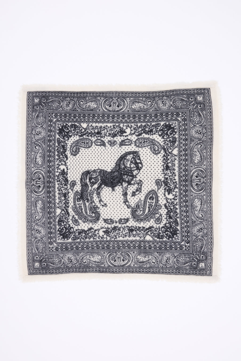 Petit Bandana Apollon - Blanc - Enfant - 100% Cachemire