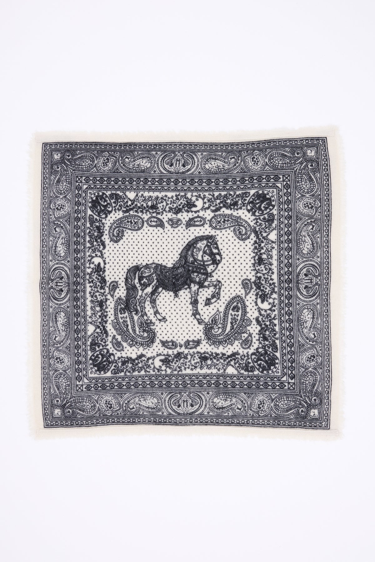 Petit Bandana Apollon - Blanc - Enfant - 100% Cachemire