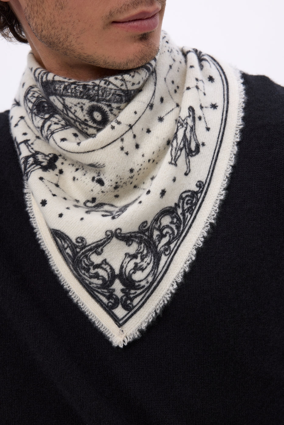Bandana Astral pequeño - Blanco - Hombre
