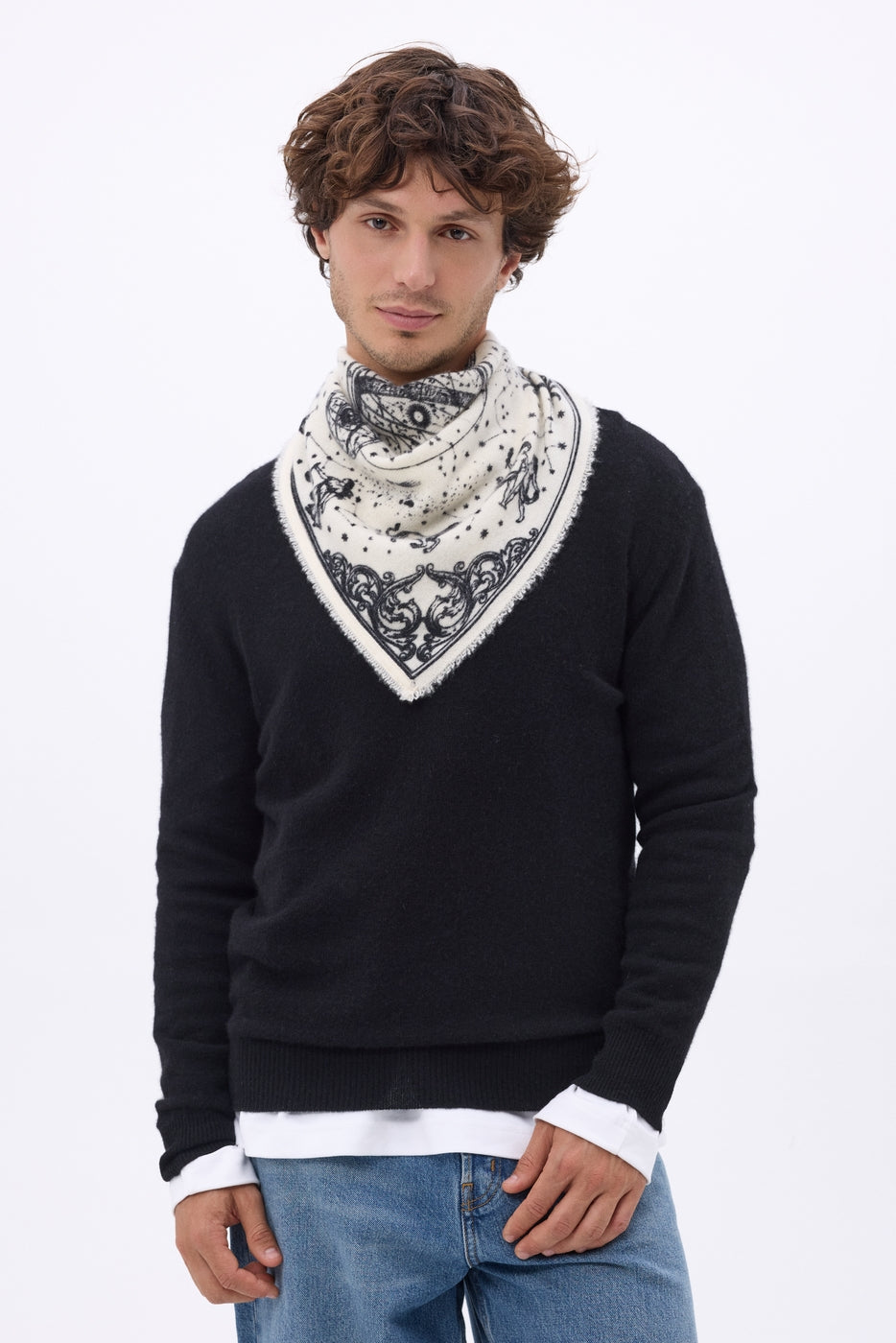 Bandana Astral pequeño - Blanco - Hombre