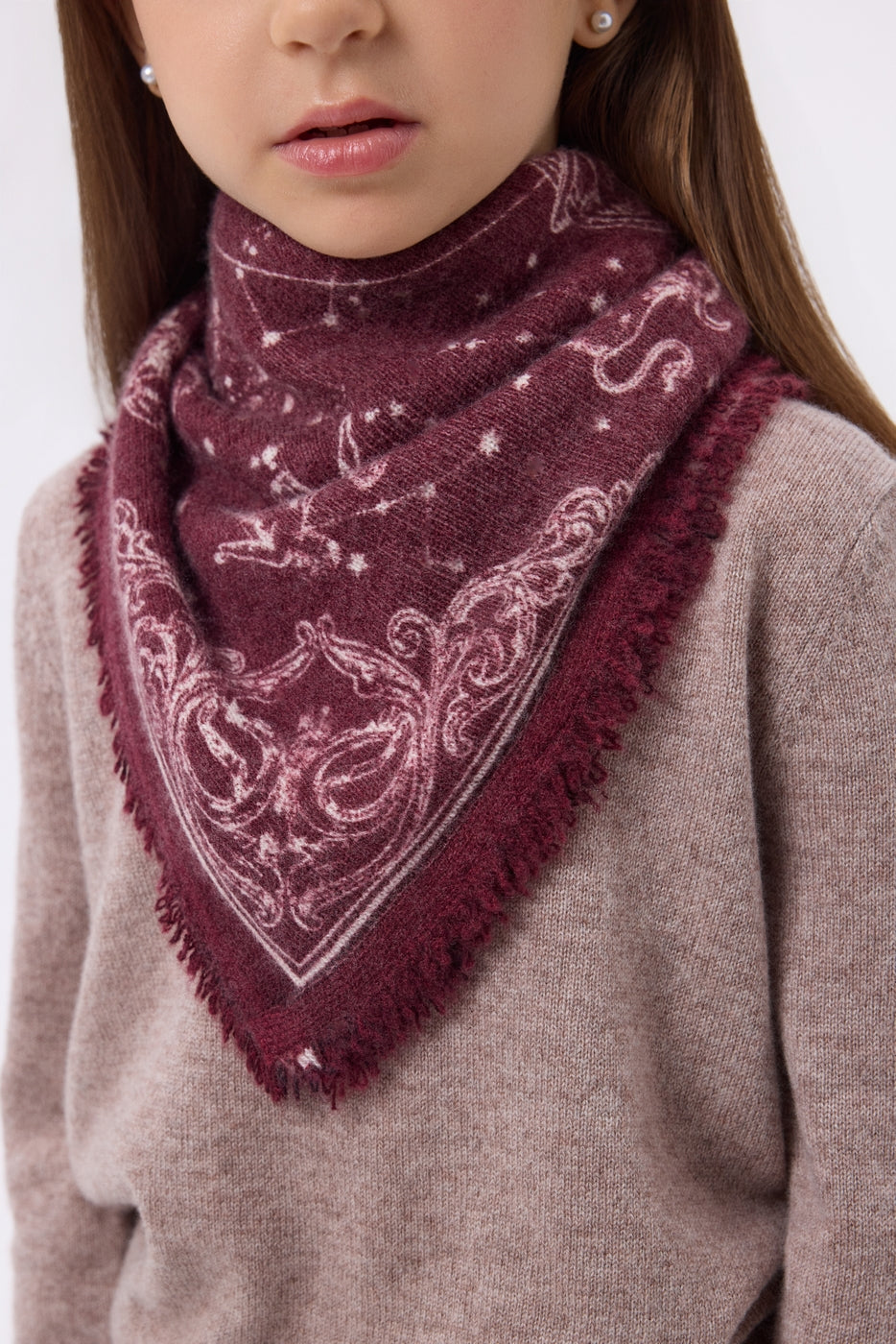 Petit Bandana Astral - Bordeaux - Enfant
