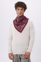 Petit Bandana Astral - Bordeaux - Homme