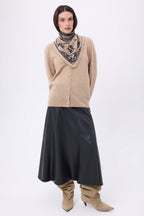 Petit Bandana Astral - Beige Creme - Femme