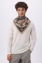 Petit Bandana Astral - Beige Creme - Homme