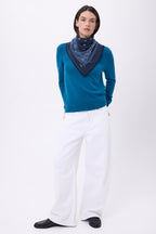 Small Astral Bandana - Navy Blue - Women