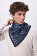 Petit Bandana Astral - Bleu Marine - Homme