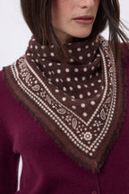 Bandana pequeño Dotty - Marrón - Mujer