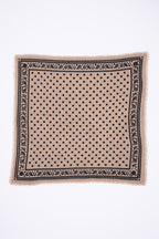 Bandana Piccola Dotty - Beige Crema - Donna - 100% Cashmere