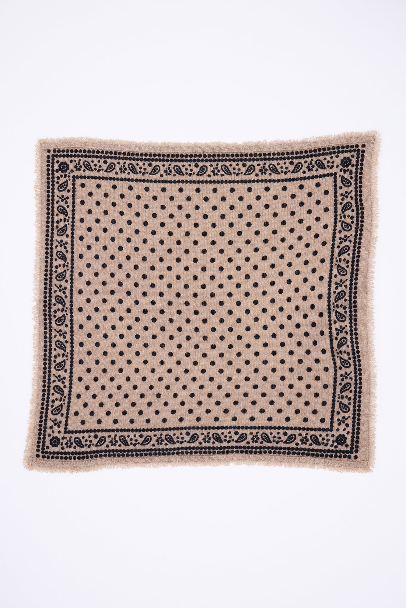 Small Dotty Bandana - Cream Beige - Kids