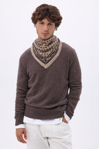 Small Dotty Bandana - Cream Beige - Men