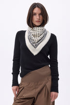 Bandana pequeño Dotty - Blanco - Mujer