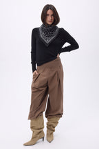 Bandana pequeño Dotty - Negro - Mujer