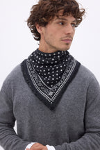 Small Dotty Bandana - Black - Men
