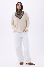 Small Dotty Bandana - Heather Khaki - Women