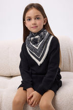 Small Grande Serre Bandana - Black - Kids