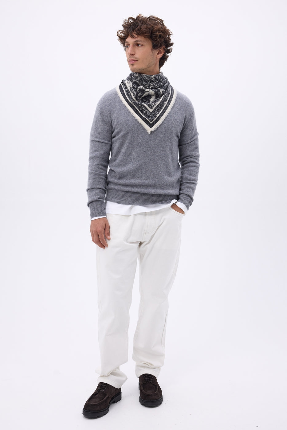 Petit Bandana Grande Serre - Noir - Homme
