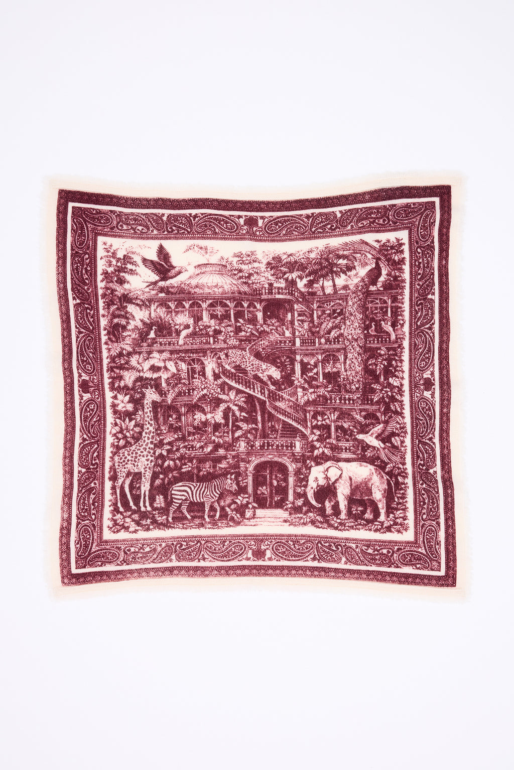 Small Grande Serre Bandana - Burgundy - Kids