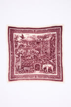 Small Grande Serre Bandana - Burgundy - Kids