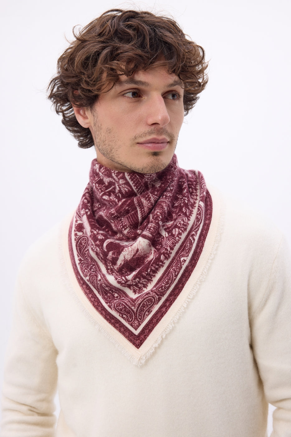 Bandana pequeño Gran Invernadero - Burdeos - Hombre