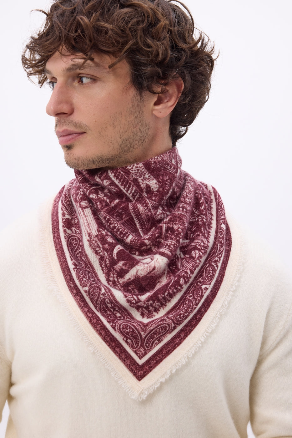 Bandana pequeño Gran Invernadero - Burdeos - Hombre