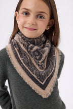 Small Grande Serre Bandana - Cream Beige - Kids