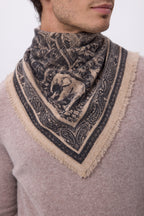 Small Grande Serre Bandana - Cream Beige - Men
