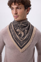 Small Grande Serre Bandana - Cream Beige - Men