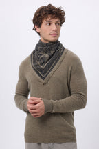 Small Grande Serre Bandana - Khaki Marl - Men