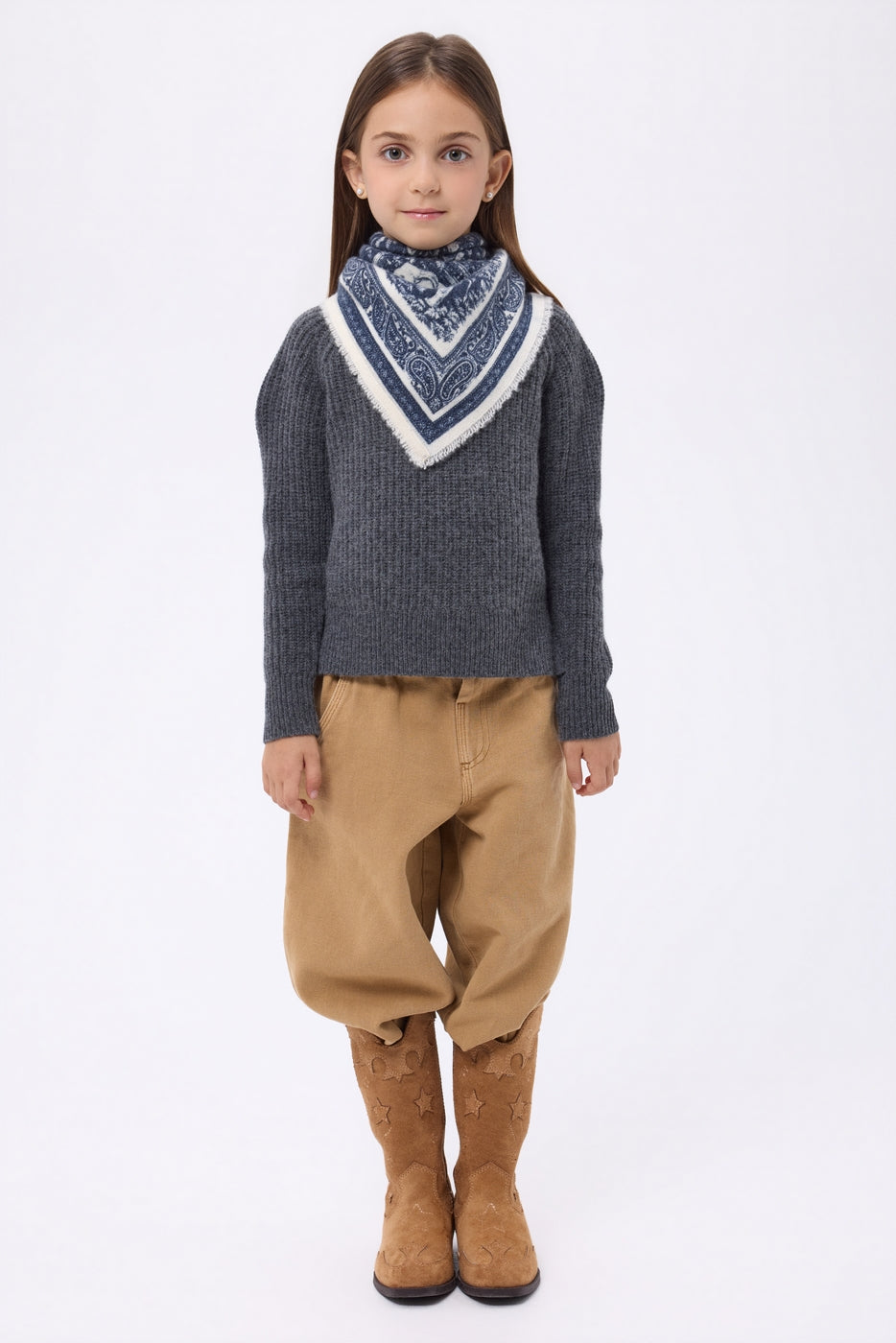 Petit Bandana Grande Serre - Bleu Marine - Enfant