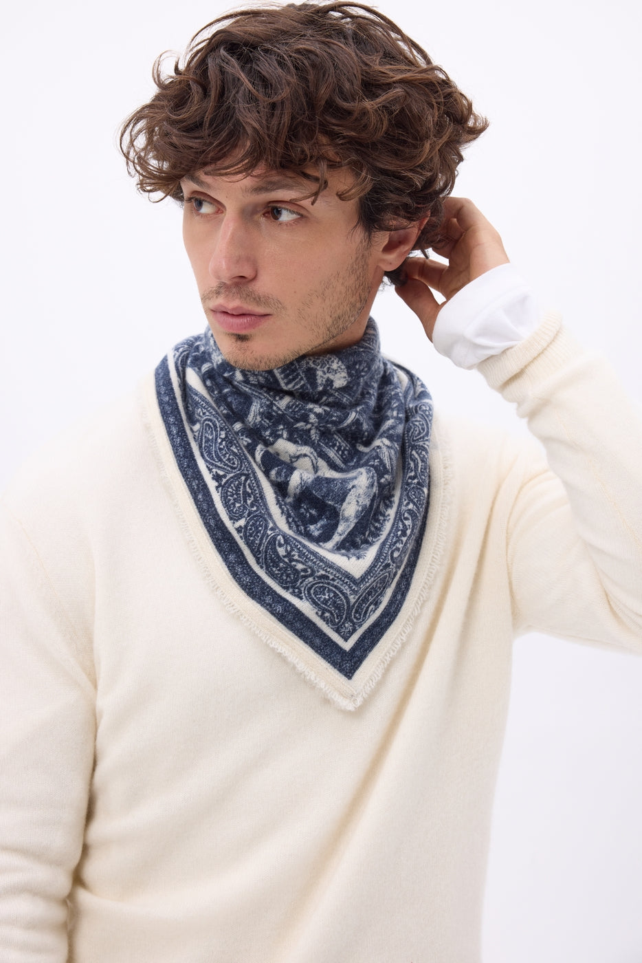 Petit Bandana Grande Serre - Bleu Marine - Homme